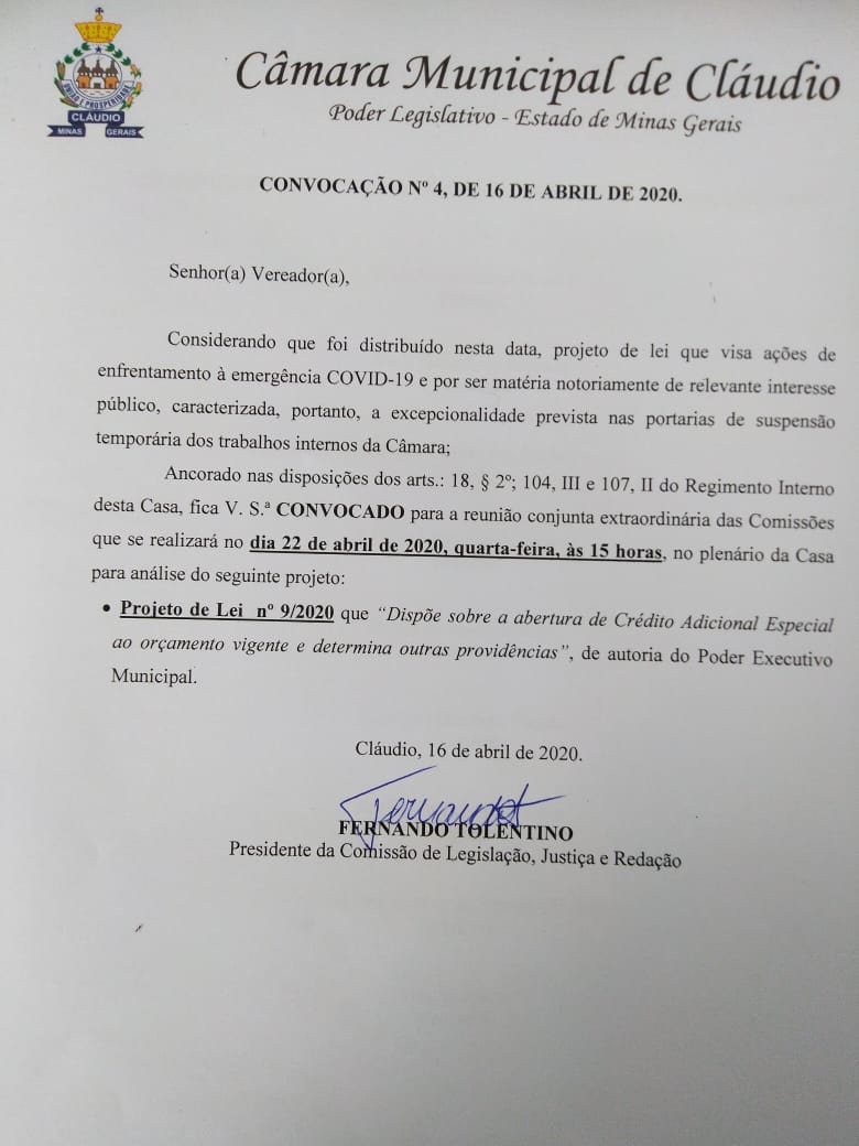 Convocação