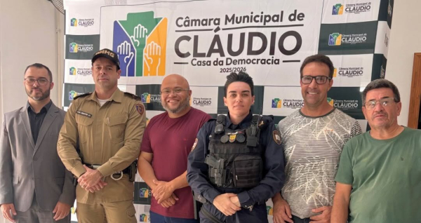 Câmara reúne forças de segurança e discute assuntos sobre trânsito e estacionamento rotativo