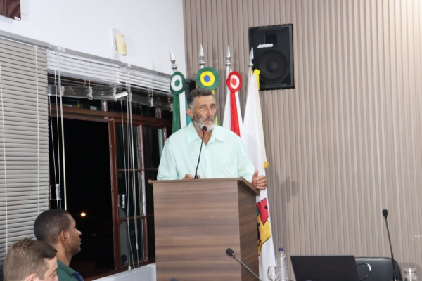 Cidadão que fez uso da palavra não soube responder indagações feitas sobre projeto em tramitação na Câmara