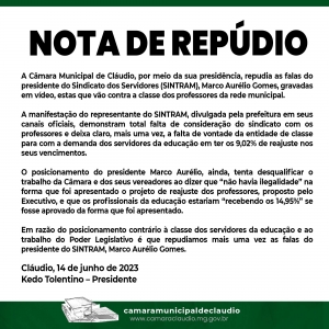 Nota de Repúdio