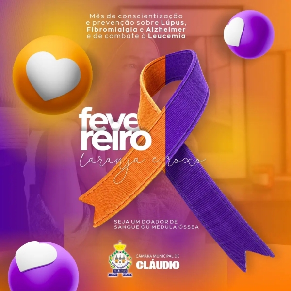 Fevereiro Laranja/Roxo