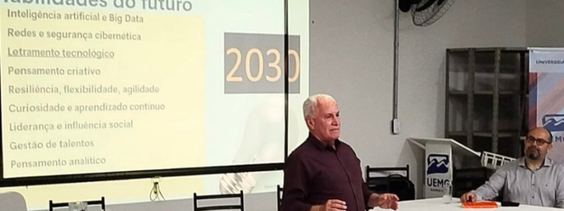 Vice-presidente participa de Semana Acadêmica cursos de Administração e Ciências Contábeis na UEMG