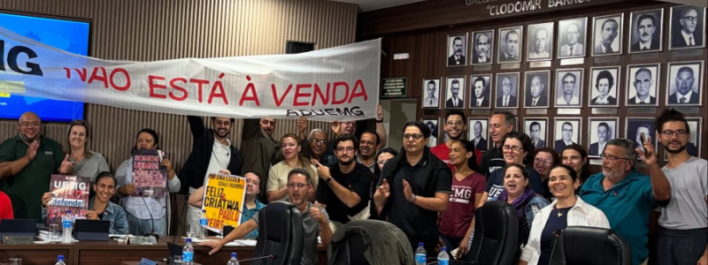 Moção da Câmara de Cláudio contesta proposta de adesão de Minas ao Propag com uso de bens da UEMG