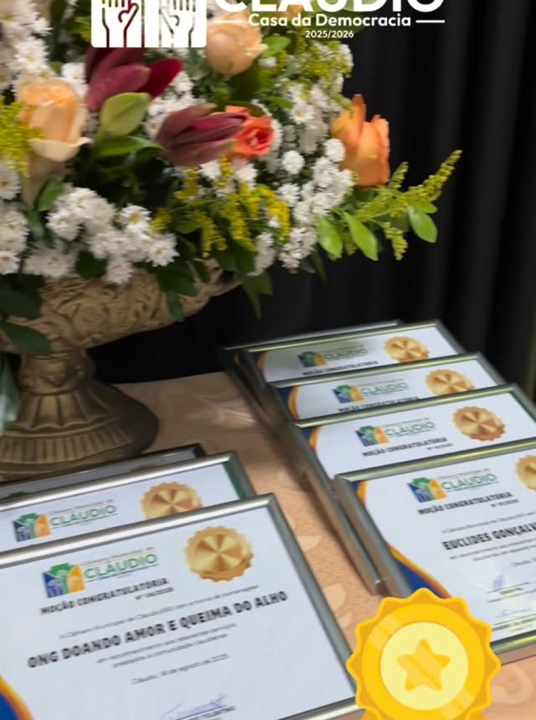 Uma noite de reconhecimento em Cláudio