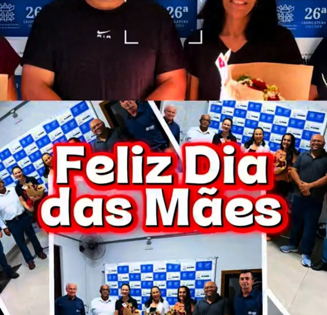Homenagem as mães servidoras e vereadora da Casa Legislativa