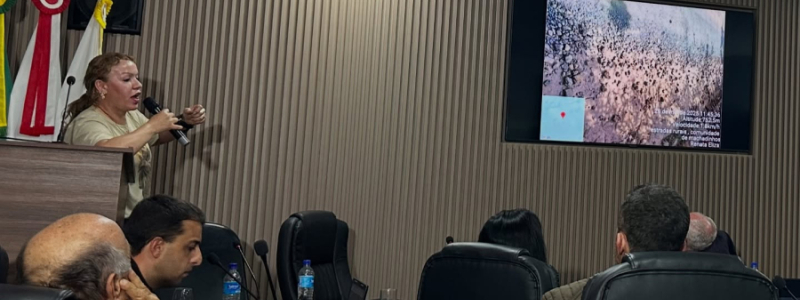 Moradora volta à Tribuna Livre para tratar de situação das Estradas Rurais